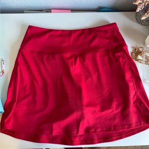 Amazon Red A-Line Active Skirt